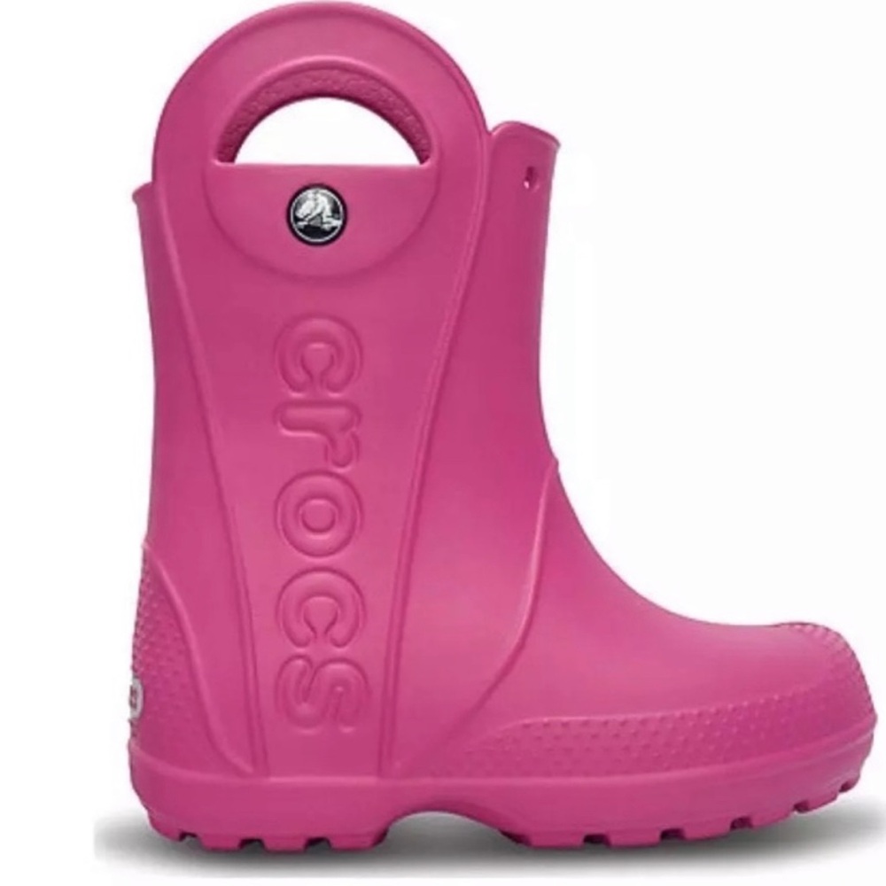 Crocs Pink Rain Boots